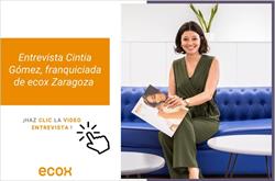 "A QUALIDADE DA ECOX COMPARATIVAMENTE COM A CONCORRÊNCIA É DE 10 SOBRE 10", AFIRMA CINTIA GÓMEZ, FRANCHISADA DA ECOX ZARAGOZA