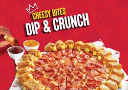 PIZZA HUT CELEBRA O VERÃO EM EDIÇÃO LIMITADA CHEESY BITES DIP&CRUNCH E SOFTY BY CORNETTO