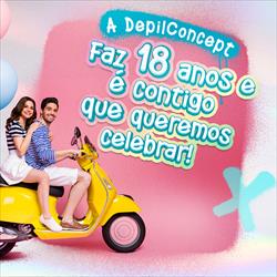 A DepilConcept faz 18 anos!