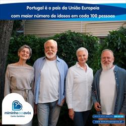 Portugal é o país da União Europeia com maior número de idosos em cada 100 pessoas